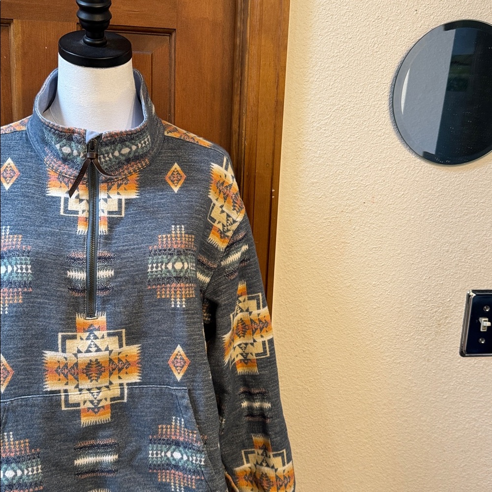 Pendleton Women’s Aztec Pattern Jacket - Gray and… - image 4